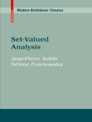 cover image of Set-Valued Analysis